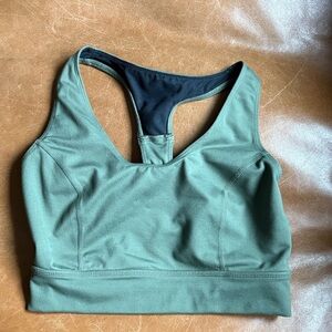 Free people Olive Green Racerback Sports Bra